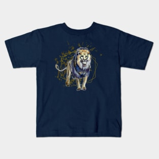 Mr Leo, the king of the jungle Kids T-Shirt